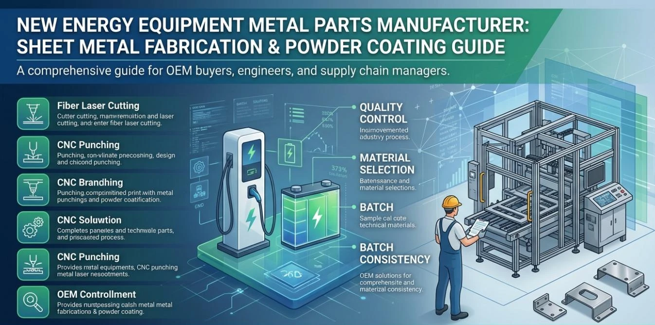 New Energy Equipment Metal Parts Manufacturer Sheet Metal Fabrication & Powder Coating Guide