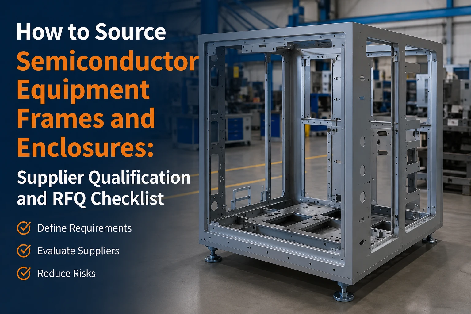 How to Source Semiconductor Equipment Frames and Enclosures Supplier Qualification and RFQ Checklist