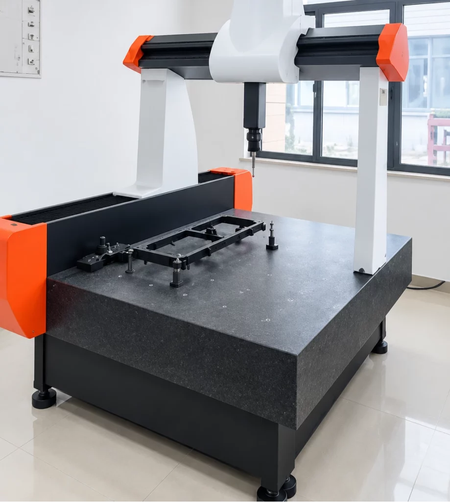 Coordinate measuring machine used for CNC part inspection